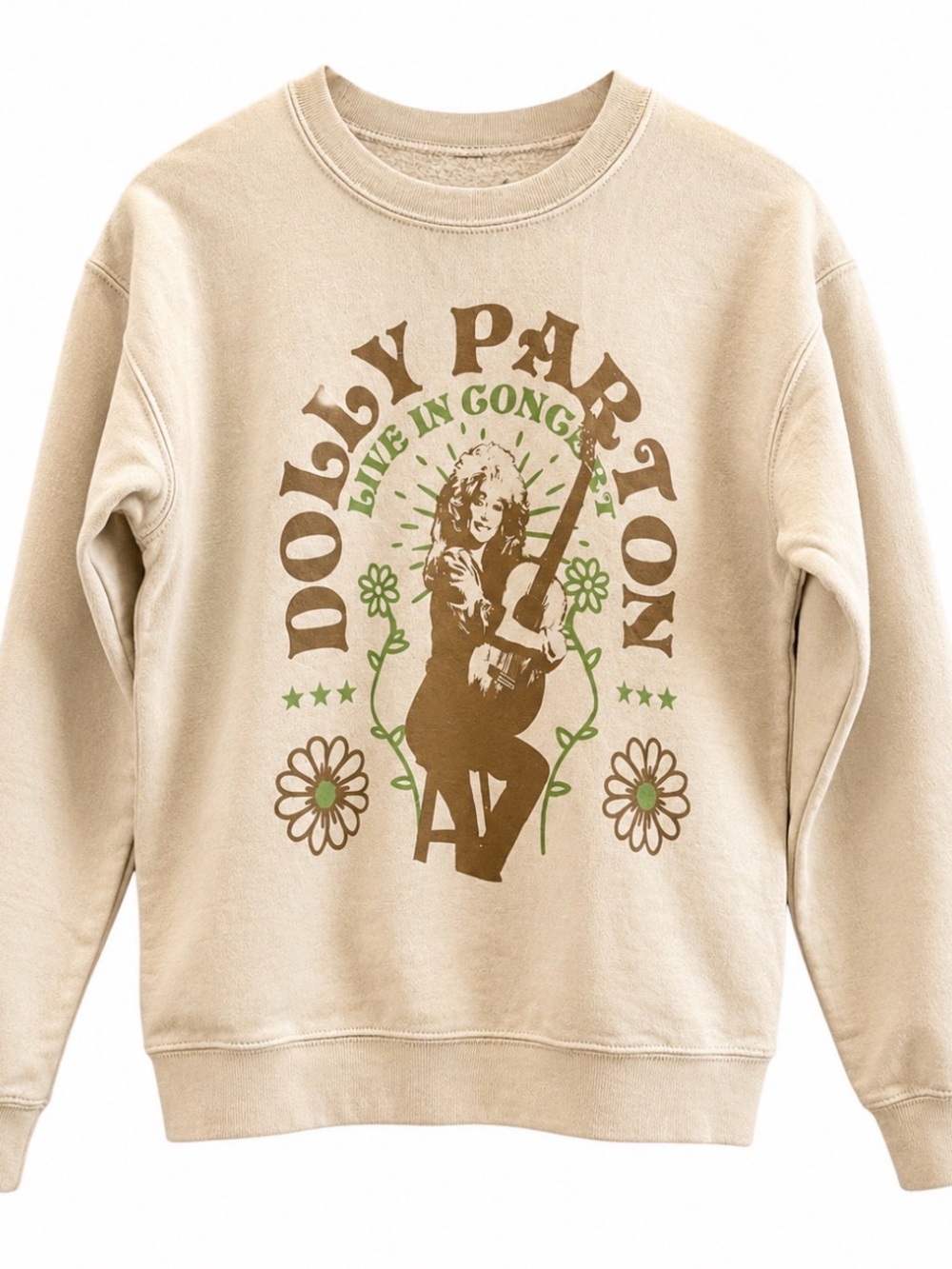 Dolly Parton Live in Concert Sweatshirt S | Country Western Cowgirl Tour Pre-own